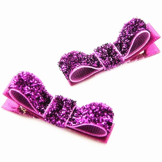 200 шт. Бесплатная доставка фиолетовый цвет фотоэлемент ~ Пара заколок для волос