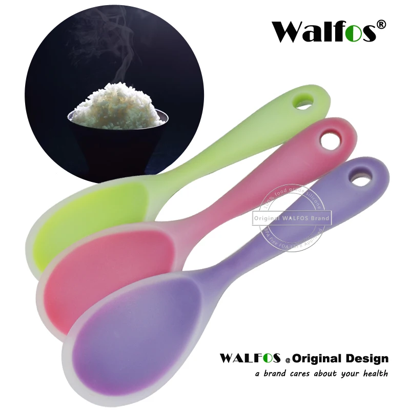 Walfos Еда Класс силиконовые Кухня Формы для выпечки utencil Набор ложек и поварёшек и совок Пособия по кулинарии Инструменты силиконовая ложка