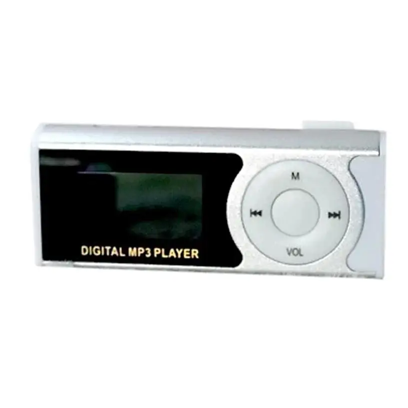 MP3 плеер поддержка 16 Гб Micro SD TF карта USB зажим мини LED Портативный ЖК Jun30