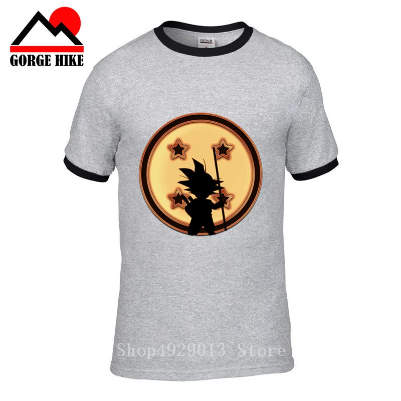 Забавная детская футболка с рисунком Гоку манги драконий жемчуг z Super Saiyan Son Goku