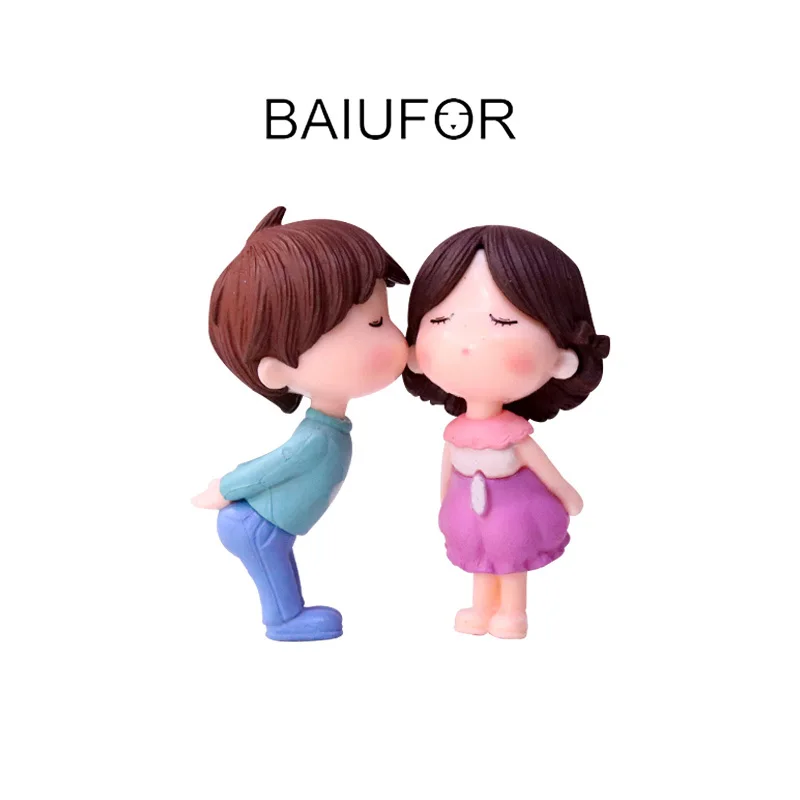 BAIUFOR кукла Пара миниатюрный любовник Поцелуй Прекрасный Мальчик и девочка