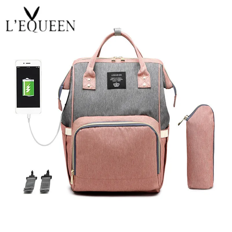 Сумка для подгузников с usb разъемом новый обновленный модный рюкзак путешествий