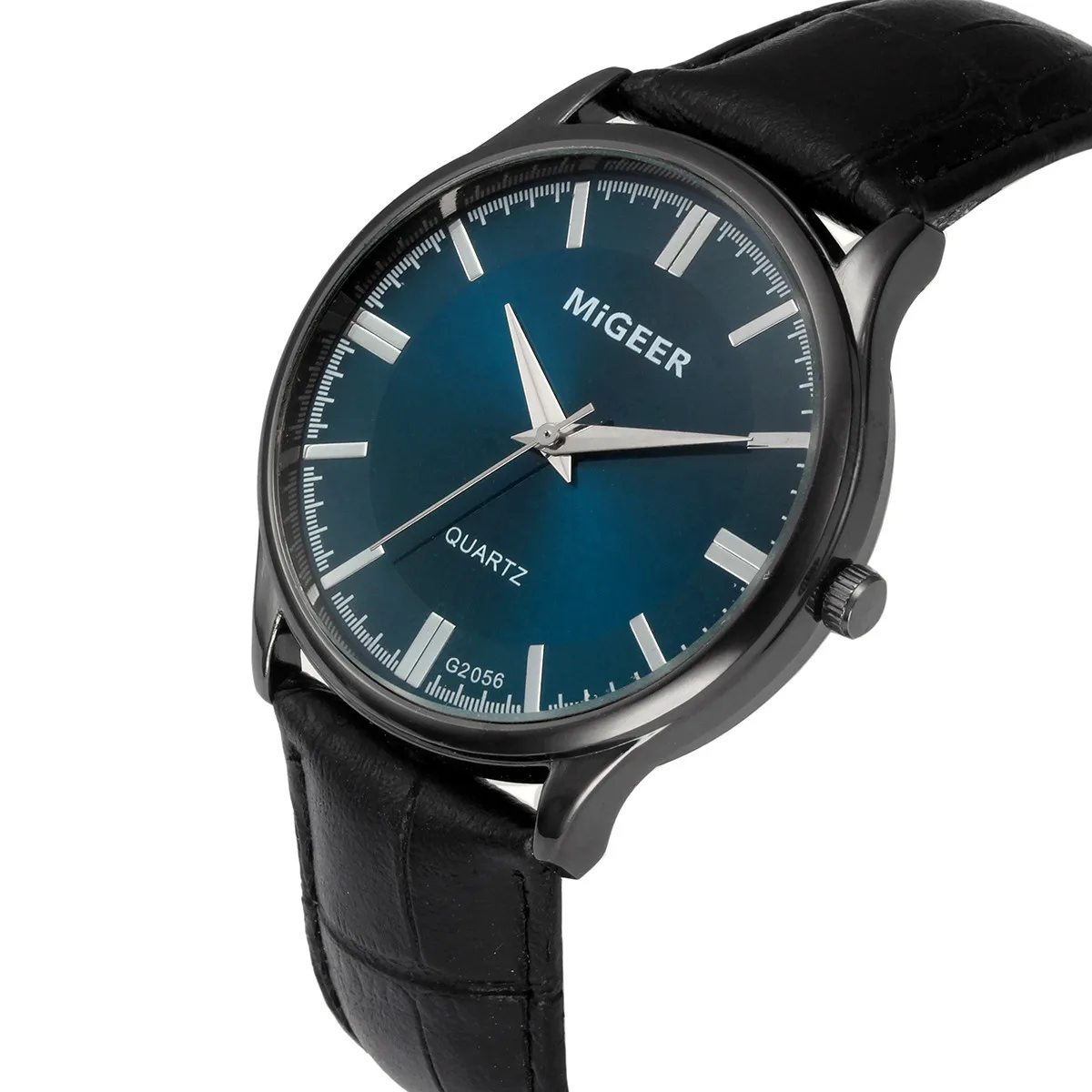 Лучшие продажи модные бизнес часы мужские повседневные спортивные ретро кожаный