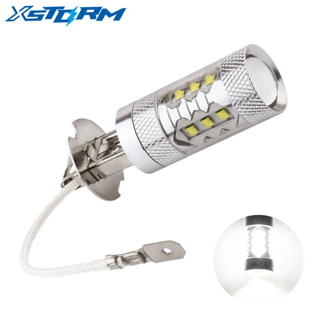 Лампа светодиодная автомобисветильник H3 противотумансветильник фара белой