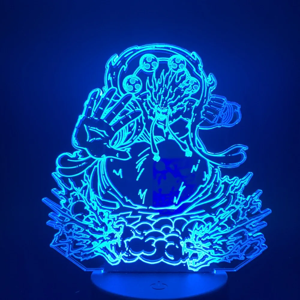 Одна деталь с принтом &quotМанки Д. Luffy Gear Fourth Power 3D светильник аниме Луффи фигурка