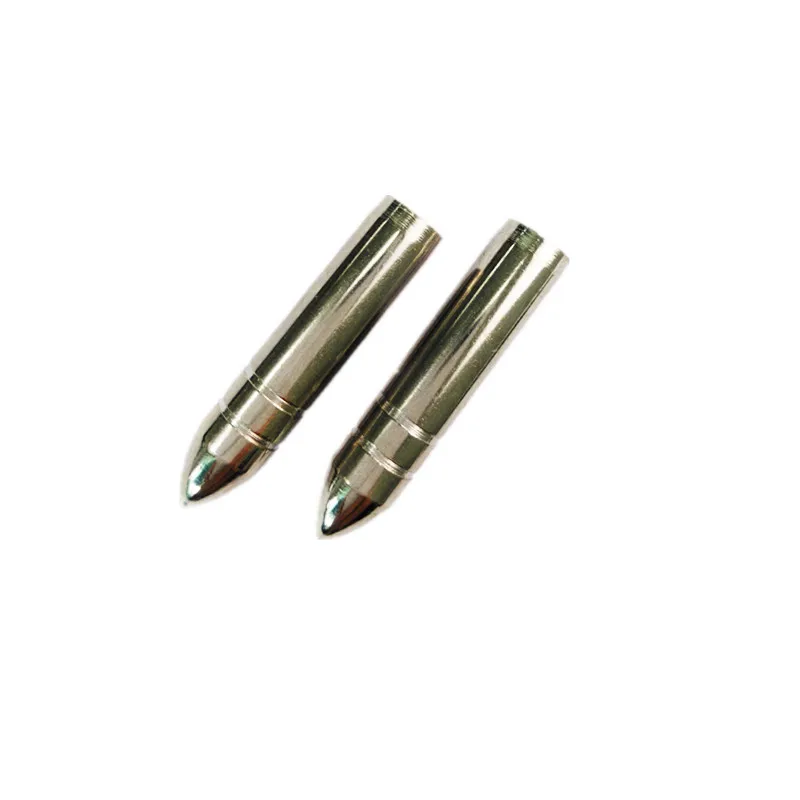 

24Pcs Steel Bullet Point Outer Tips for OD 7mm Shafts Accessories Shooting Archery Bow Free Shipping Outdoor Sports