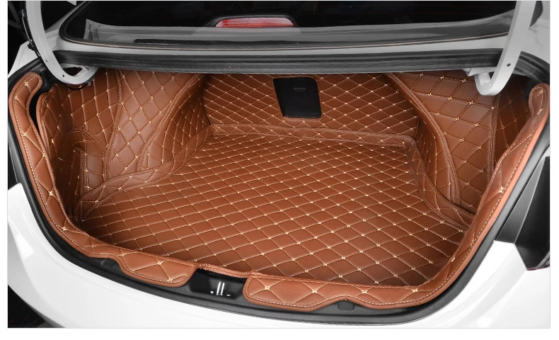 Волокна кожи багажник автомобиля коврик для hyundai elantra 2011 2012 2013 для hyundai Avante автомобильные аксессуары