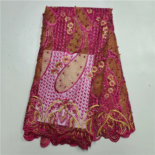 NEW Latest French Nigerian Laces Fabrics High Quality Tulle African Fabric Wedding Lace | Дом и сад