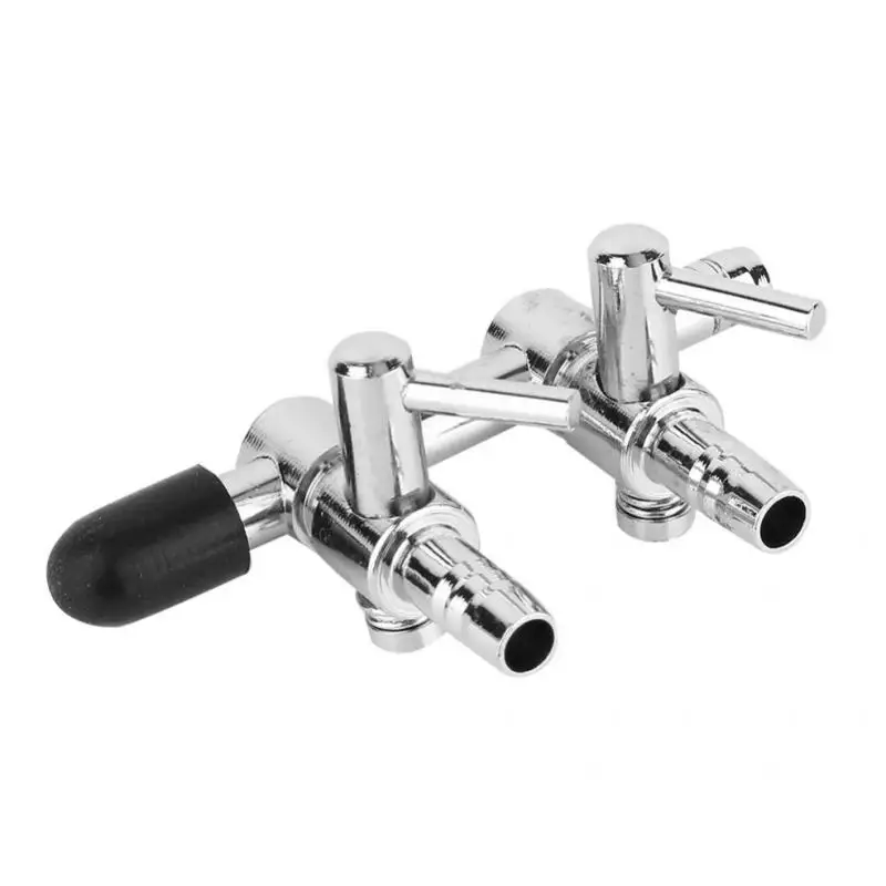 Нержавеющий воздушный разветвитель для аквариума контрольный клапан поток СО2