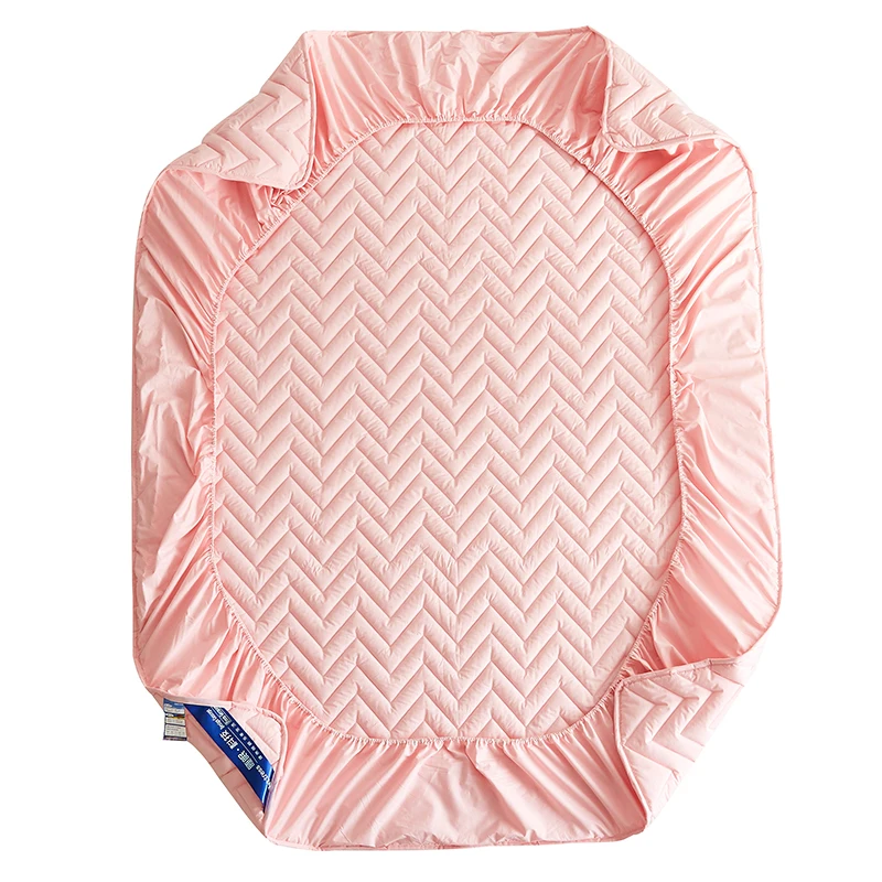 1 шт. атласный хлопковый гостиничный домашний текстиль розовый белый цвет