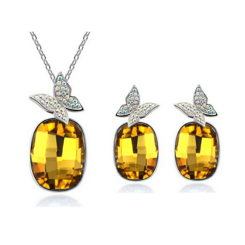 OMHXZJ оптовая торговля AAA циркон кристалл серебро золото 18KT Платина женщина мода