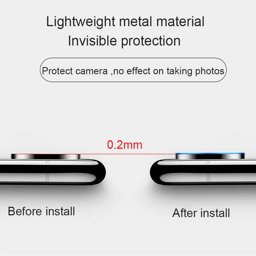Стекло для объектива камеры iPhone XR XS 11 Pro Max закаленное стекло 8 7 Plus Защитная пленка