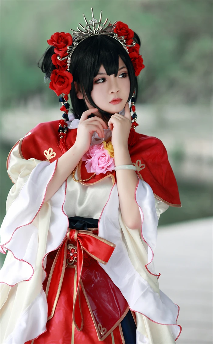 Love live Нико Ядзава семь счастливых богов Shichifukujin Пробуждение Косплей Костюм