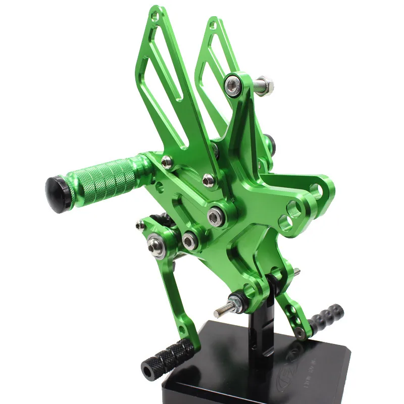 CNC Алюминиевые мотоциклетные подножки для ног набор педали Rearset Kawasaki ZX10R ZX 10R 2011 2018