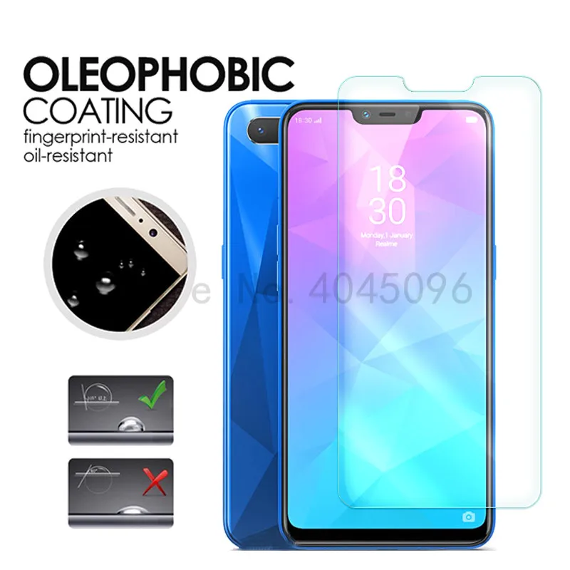 Защитное стекло для oppo realme 2 закаленное Oppo Realme c1 f1s f11 pro a59 a9 a5 a3s защитная пленка