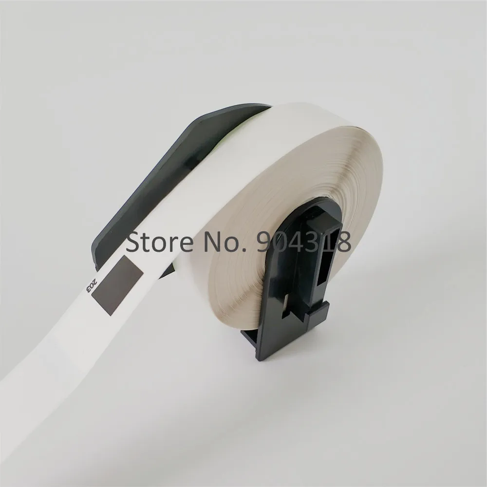 8 x рулонов Brother DK 11203 совместимые этикетки 17 мм 87 300 этикеток в рулоне 1203 принтер QL