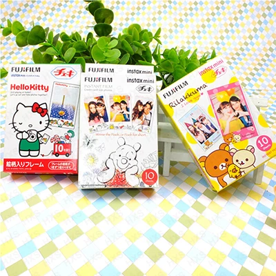 Оригинальная пленка Fujifilm Fuji Instax Mini 9 Винни Пух 10 листов для 8 7s 90 25 dw 50i 50s фотокамера