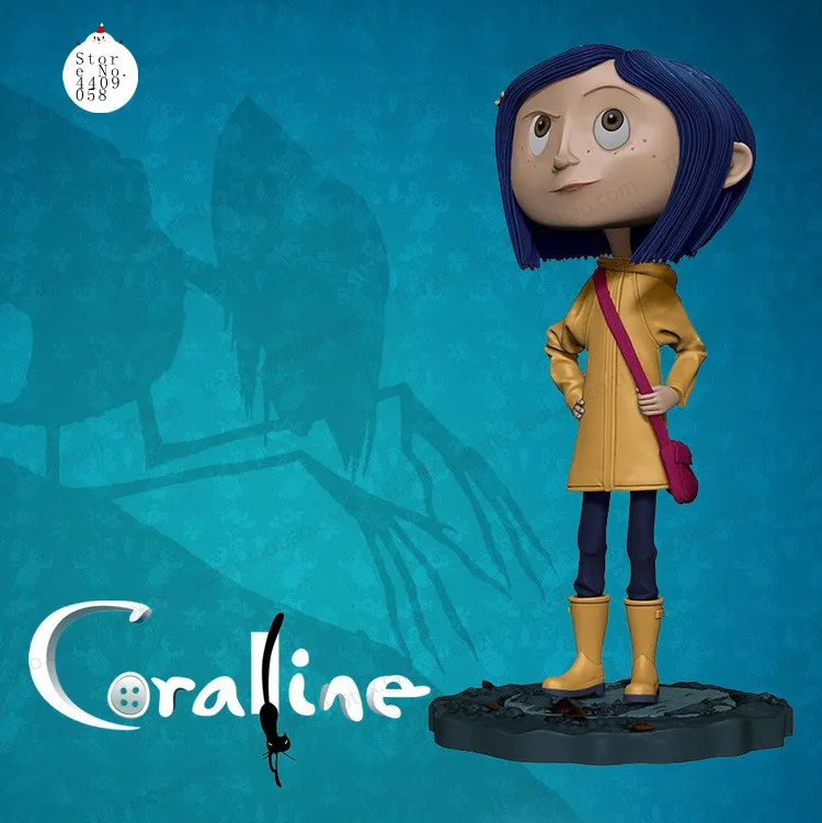 

NECA Children's toys Coraline & the Secret Door dolls S figure 7inch Shaking Head Caroline Girl Birthday Present