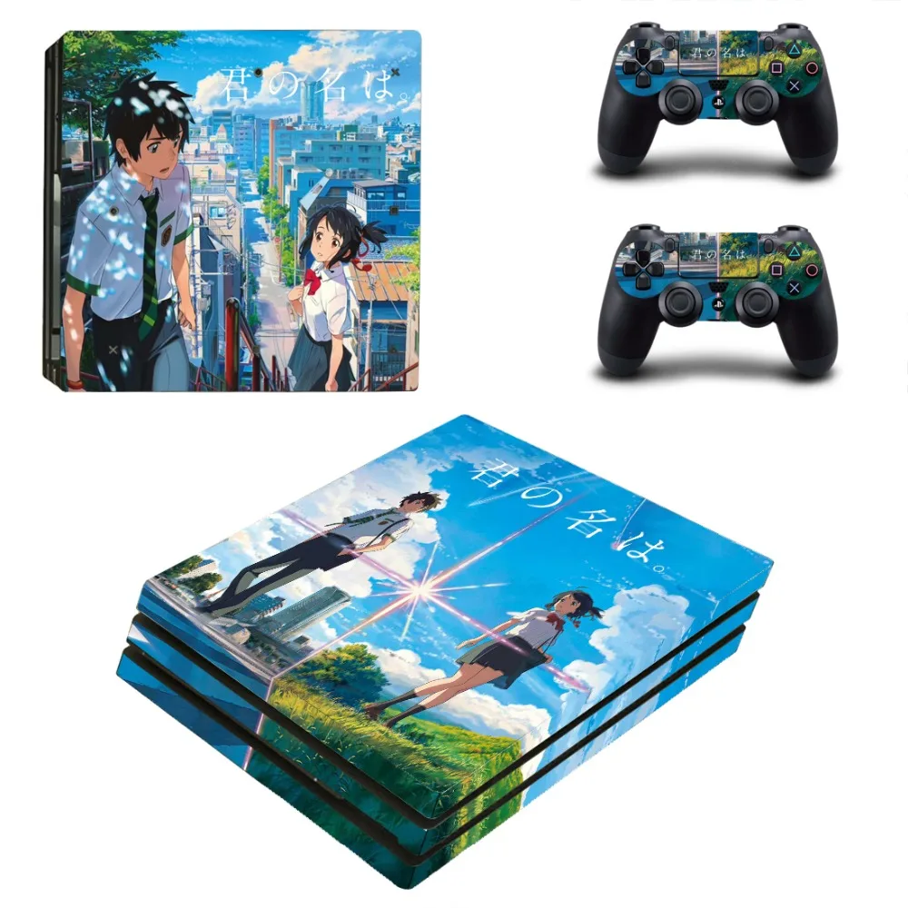 Аниме милые девушки Rem PS4 Pro кожи Стикеры наклейка для Игровые приставки 4 консоли