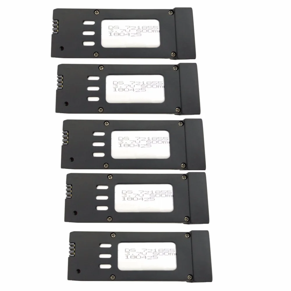 5 шт 3 7 V 500 mAh литий Батарея для E58 S168 Запчасти самолета БПЛА литиевых