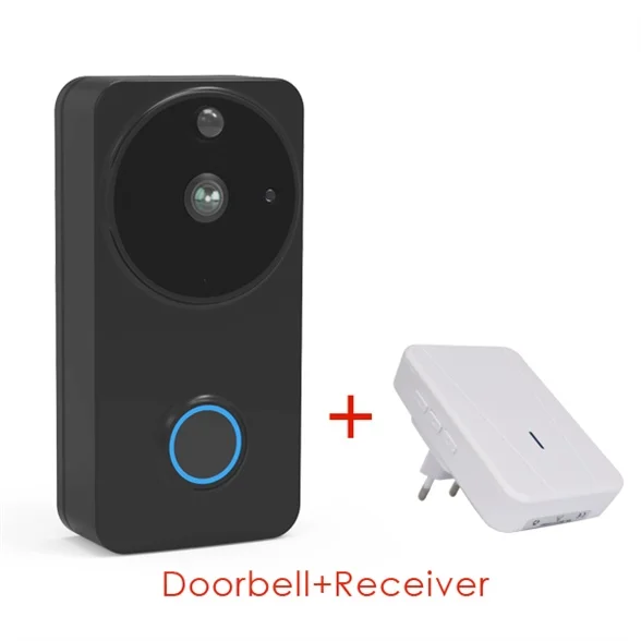 bellreceiver CTVMAN IP видео дверной телефон цифровой открытый электронный дверной звонок с камерой Wi-Fi видео дверной звонок домашний интеркомс беспроводной домофон - Цвет: bellreceiver
