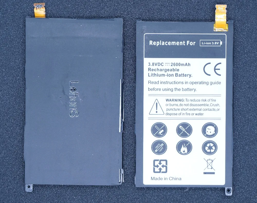 LehonS 1x2600 mAh LIS1529ERPC смартфон Замена литий полимерный аккумулятор для Sony Xperia Z1 Compact mini
