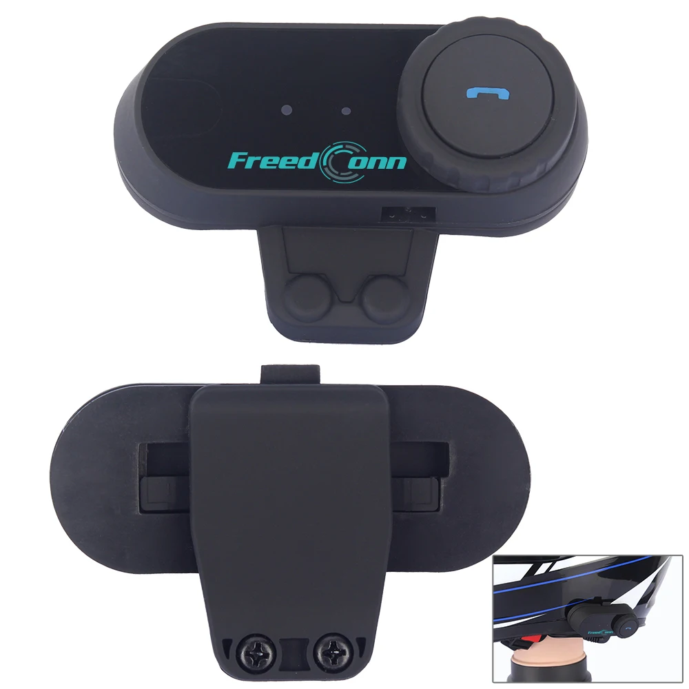 FreedConn 2 шт. T-COM VB Moto беспроводная гарнитура для шлема 800 м Bluetooth Переговорная мотоциклетная домофон с fm-радио