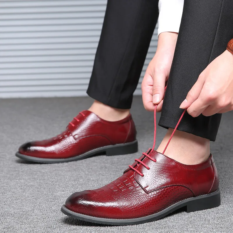 New Men'S Genuine Leather Casual Shoes Men Spring/Autumn Cow Pointed Solid Loafers Moccasins Mens Moccasin Rubber | Обувь
