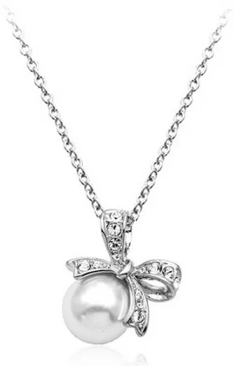 Оптовая Океан сердце Высший сорт GP сеть Австрийских Кристаллов перлы ожерелье