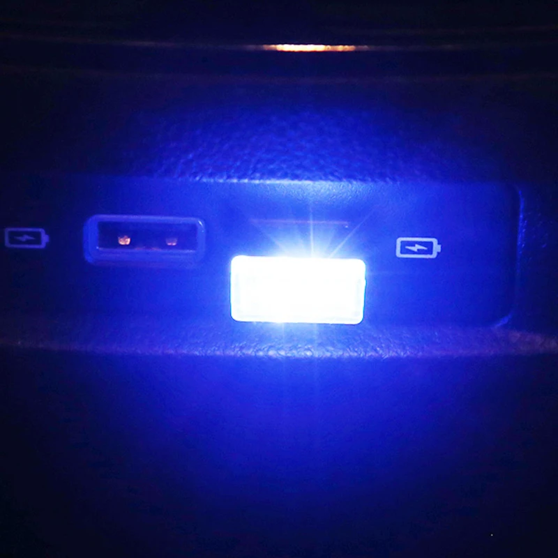 Автомобильный Универсальный USB светодиодный декоративный свет Автозапчасти для