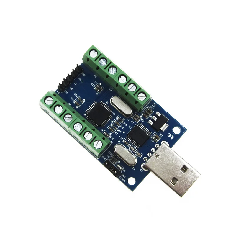 USB 10 канальный 12Bit AD Модуль сбора данных STM32 UART ADC модуль|Интегральные схемы| |
