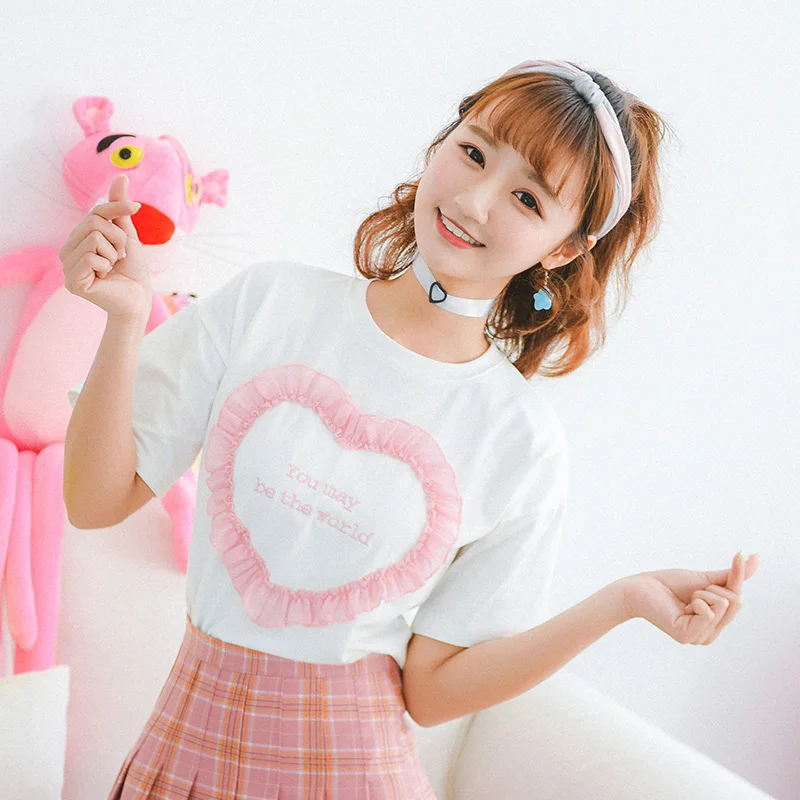 Футболка S 2018 корейские летние BTS Harajuku рубашка женщины смешные Мода милый розовый