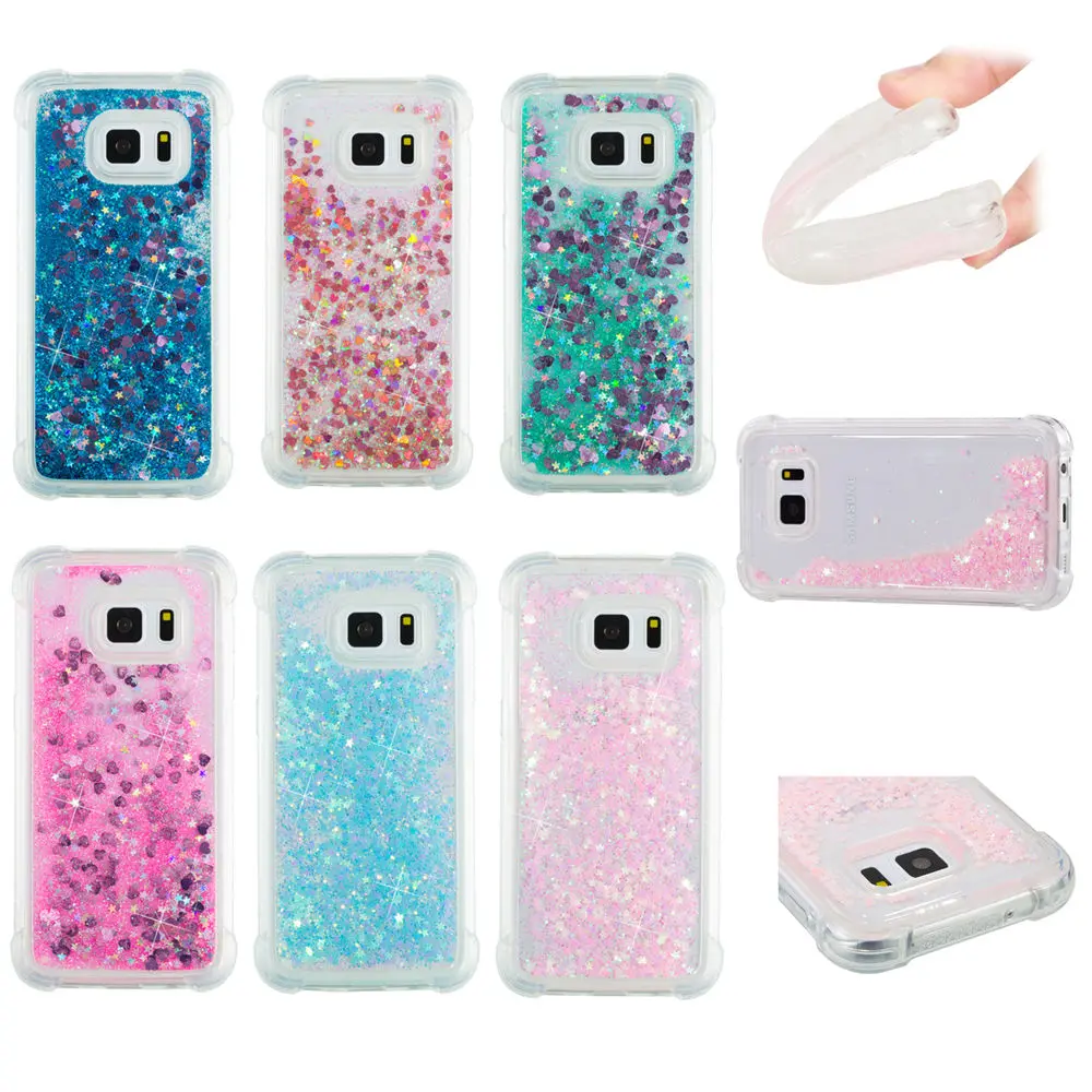 Блестящий чехол со звездами для Samsung Galaxy S7 S 7 G930 G930FD G930F SM-G930F SM-G930FD G930U мягкий из ТПУ