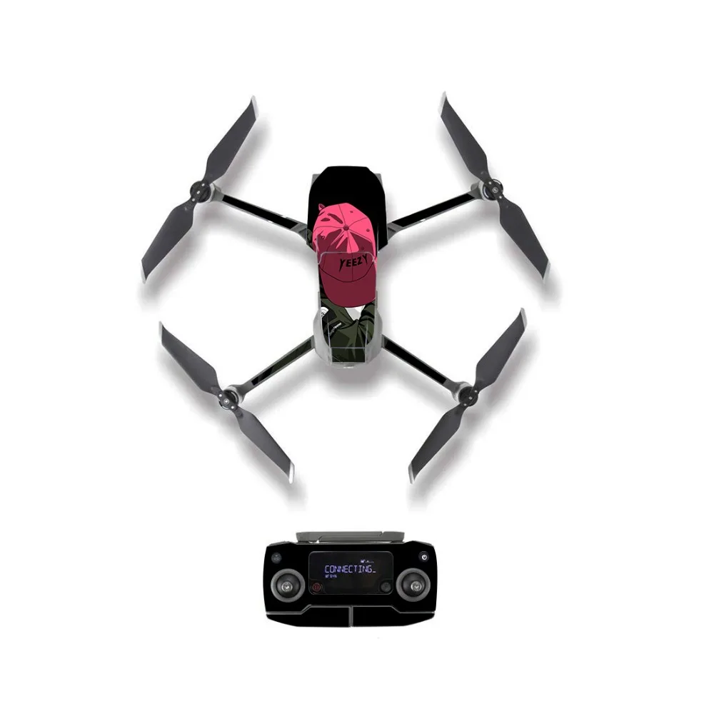 Камуфляжная Виниловая наклейка для аккумулятора водонепроницаемая DJI Mavic 2 PRO/Mavic