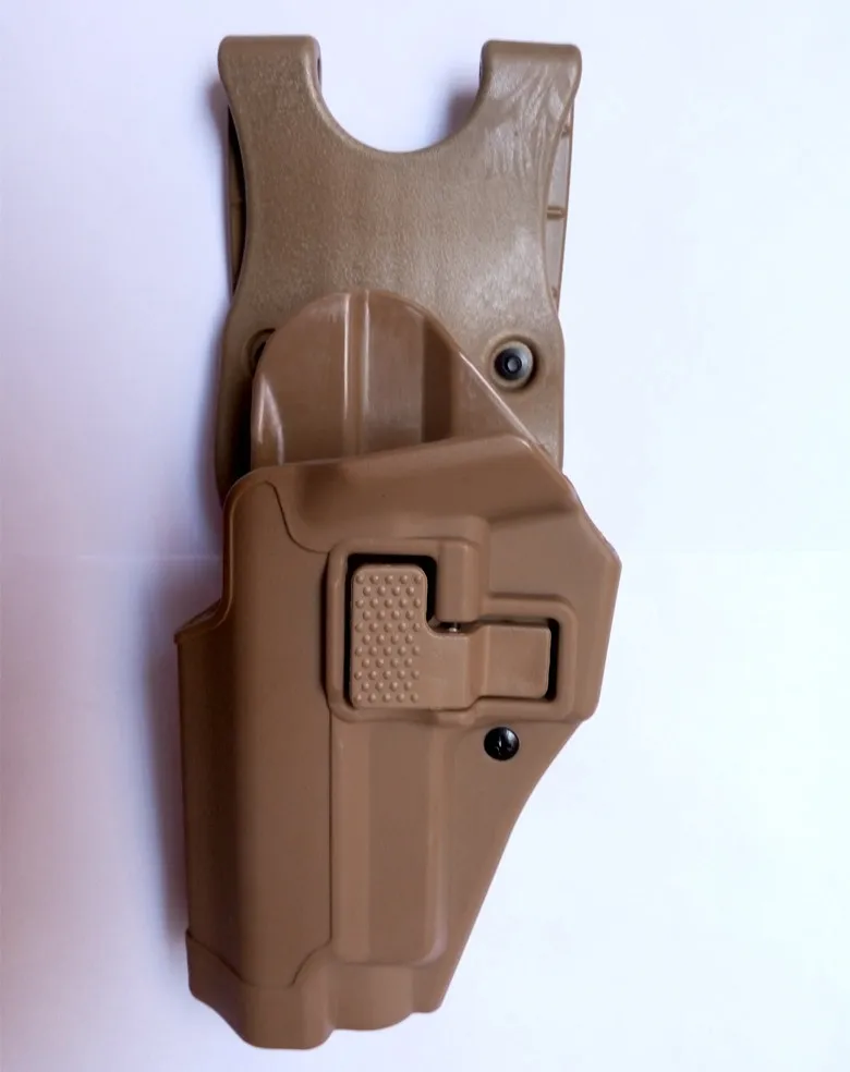 Left hand Tan BlackHawk стиль Serpa Военная армейская тактическая поясная кобура подходит для SIG P220 P226 226 полимерный материал Правая или левая рука - Цвет: Left hand Tan