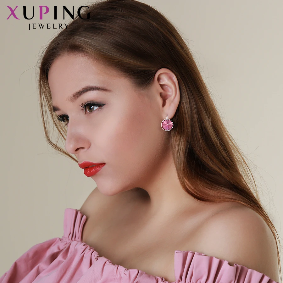 Мода Xuping элегантные серьги высокое качество кристаллами от Swarovski Шарм для Для женщин День Святого Валентина подарок ювелирные изделия M51-20111