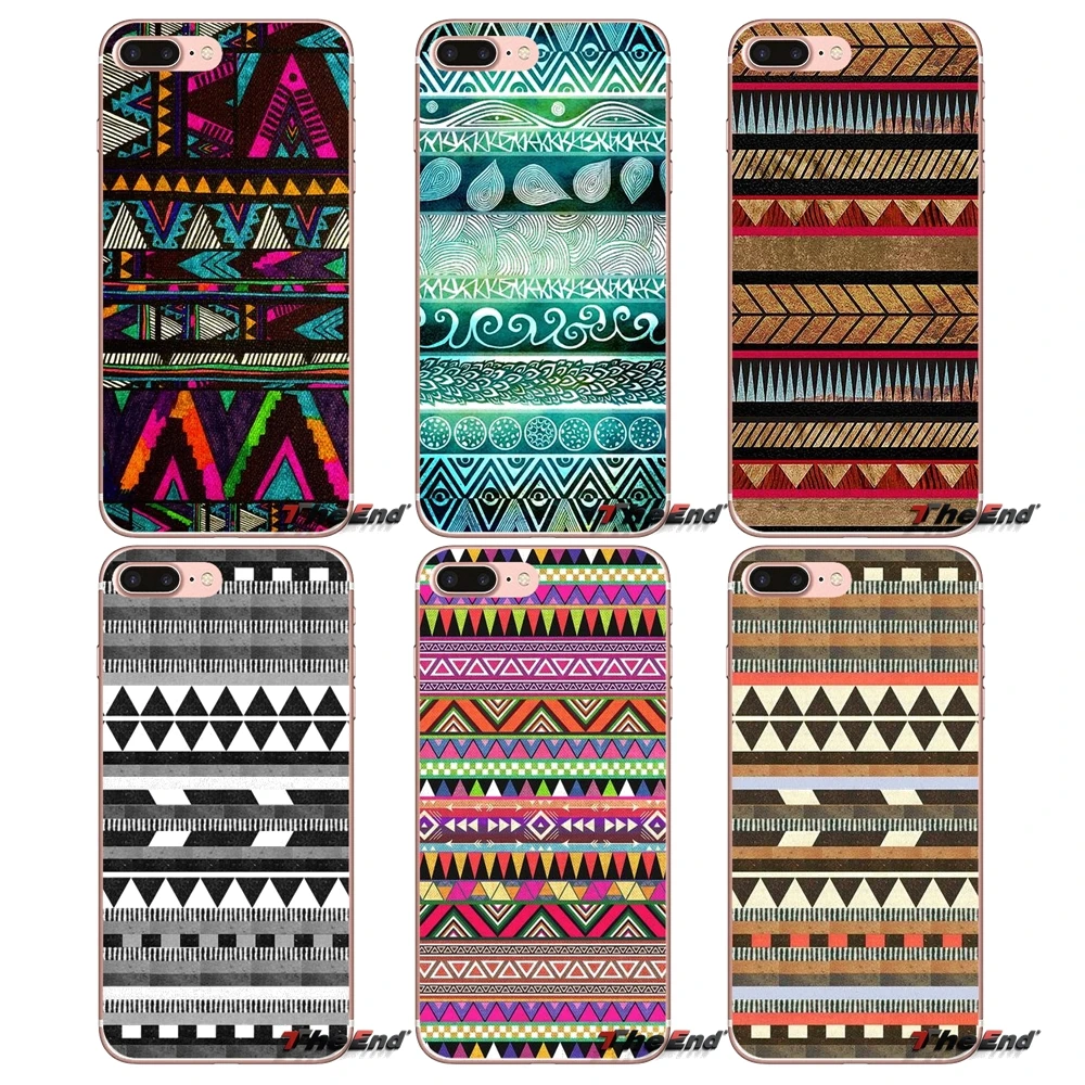 Для samsung Galaxy S2 S3 S4 S5 мини S6 S7 край S8 S9 Plus Note 2 3 4 5 8 Coque Fundas мягкие чехлы Этнический