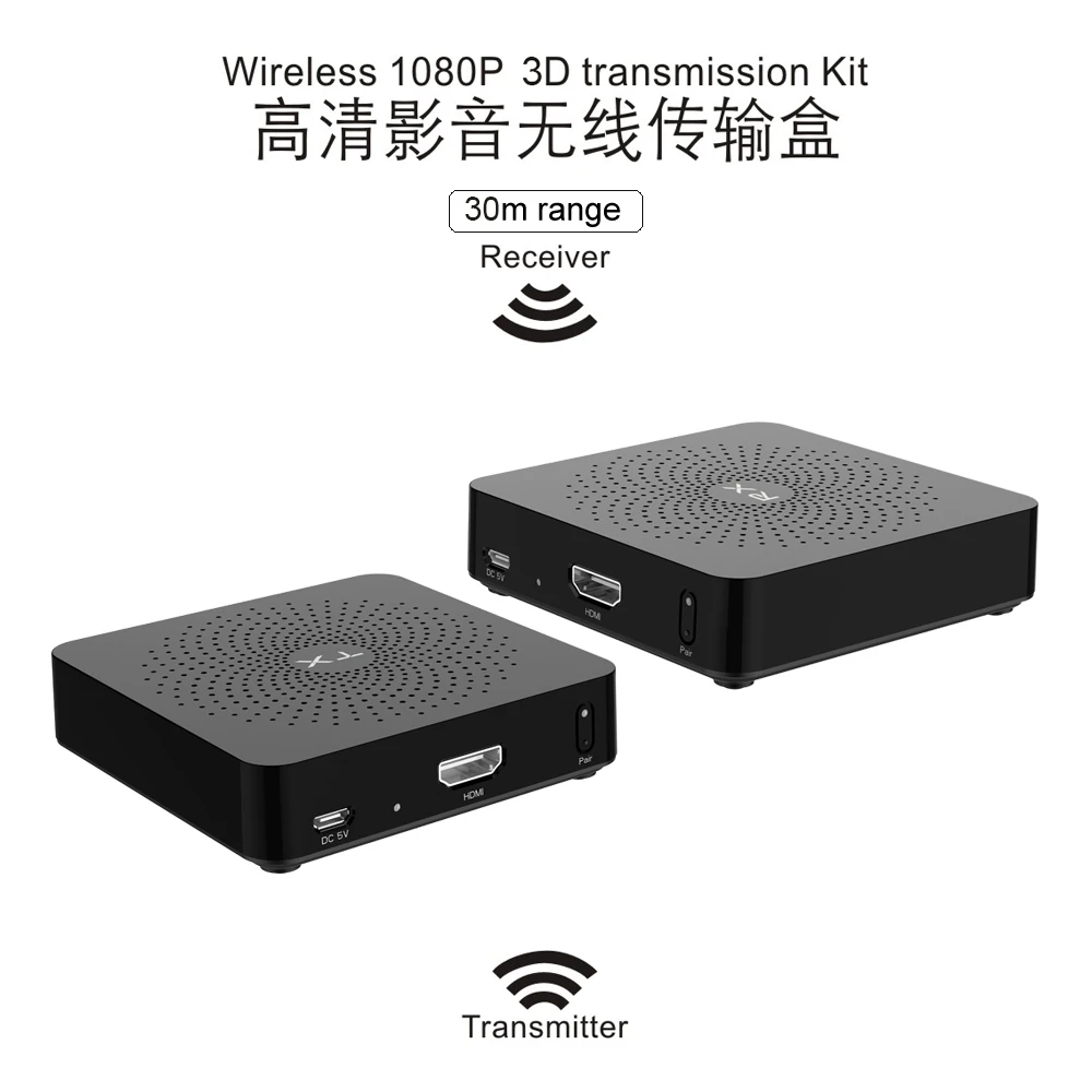 MEASY беспроводной HDMI W2H WIHD 60 ГГц удлинитель передатчик и приемник комплект до 30 м 100