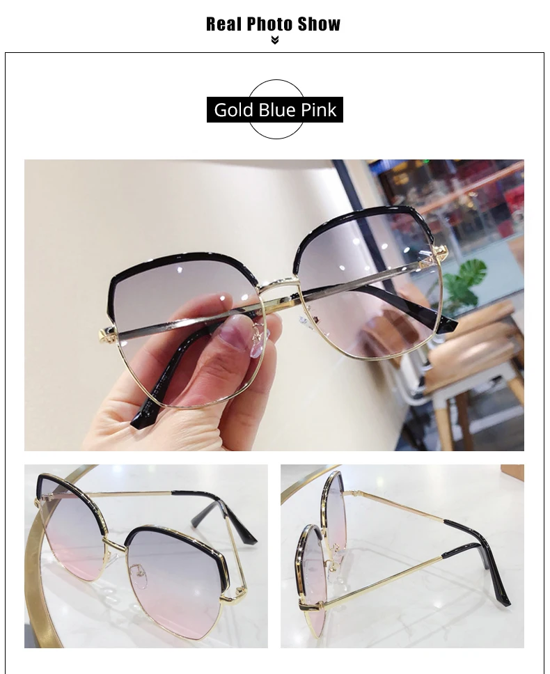 Ralferty Elegant Ladies Sunglasses New Oversized Women Sun Glasses Female Big Frame Shades lunette soleil femme Oculo M2340