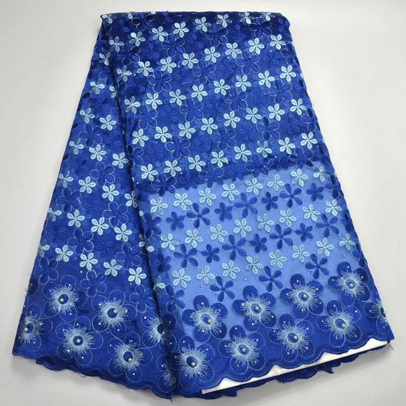 2018 последний стиль Африканский хлопок вуаль кружево ткань для вечерние платья