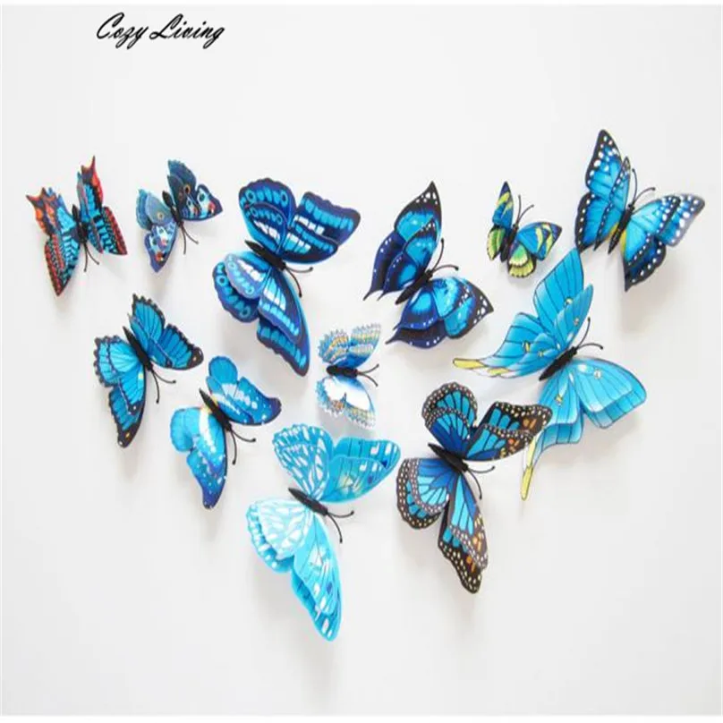 Креативная шторка 12 шт./упак. Шторы Декор для дома бабочка Форма булавка с