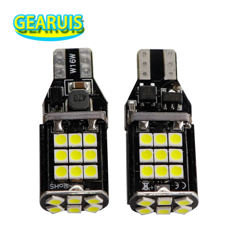 4 шт. Супер яркий автомобильный светодиодный фонарь заднего хода T15 3030 LED 24 SMD W16W
