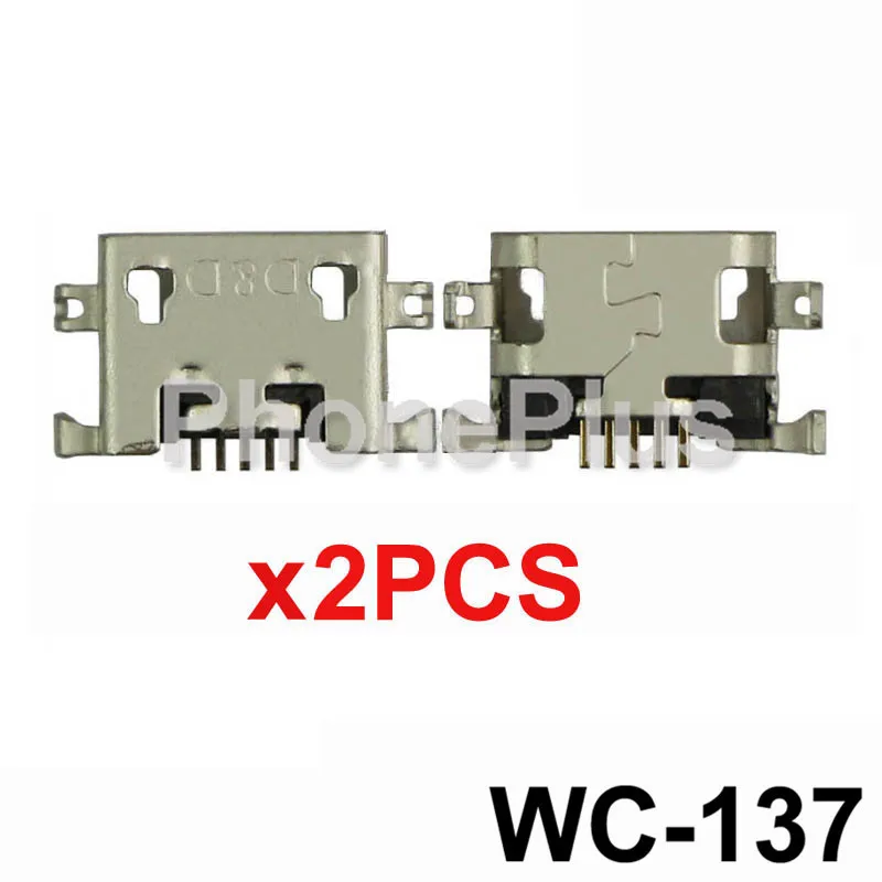 2 шт. для Huawei Ascend Y511 Y600 Y530 Y535 Y610 USB-коннектор зарядного порта штепсельная розетка