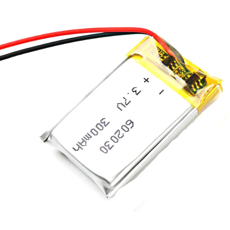 300mAh 3,7 V 602030 литиевая полимерная аккумуляторная батарея для Bluetooth спикера MP3 MP4 Смарт-часы беспроводная карта селфи-палка