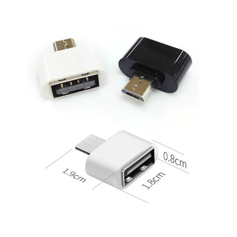 Адаптер Mini OTG USB кабель 2 шт. переходник Micro в для планшетного ПК Android|Соединители| |