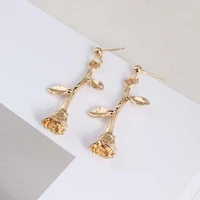 punk 2020 fashion new earrings simple temperament ladies sweet wild flower branches ladies earrings wholesale sales trendy