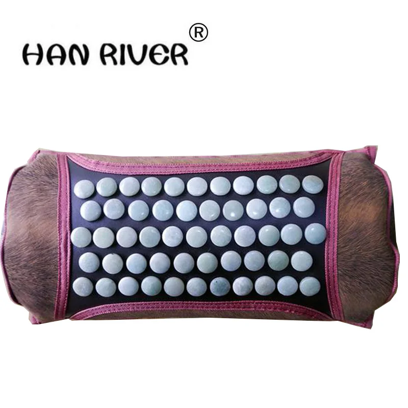 Нефритовая подушка для шеи ms tomalin с инфракрасным подогревом медицинская