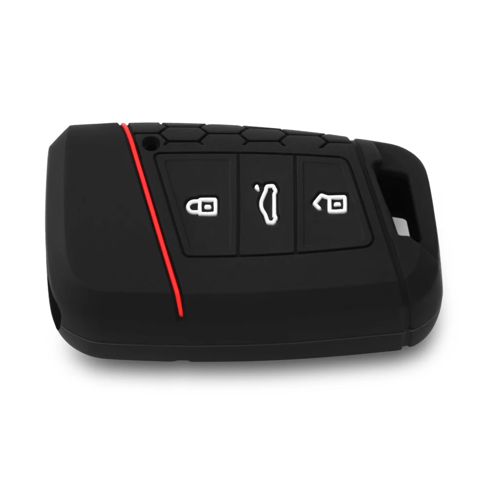 1 шт. силиконовый чехол для автомобильного ключа с дистанционным управлением VW