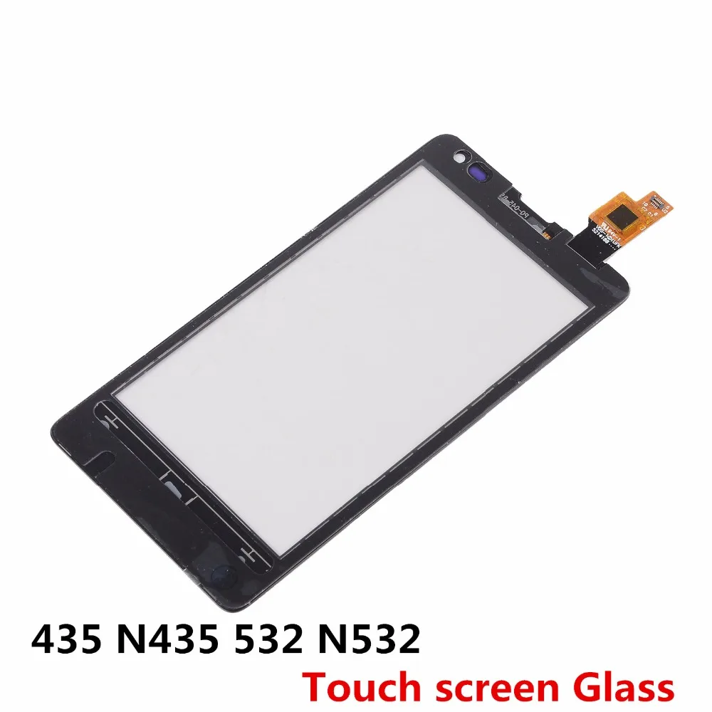 OEM сенсорный экран для Nokia Microsoft Lumia 435 N435 532 N532 корпус сенсорный экран дигитайзер панель Стекло + наклейка клей OEM сенсорный экран для Nokia Microsoft Lumia 435 N435 532 N532 корпус сенсорный экран дигитайзер панель Стекло + наклейка клей