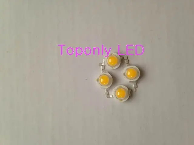 Совершенно новые Сверхъяркие светодиодные лампы высокой мощности 1 Вт белого